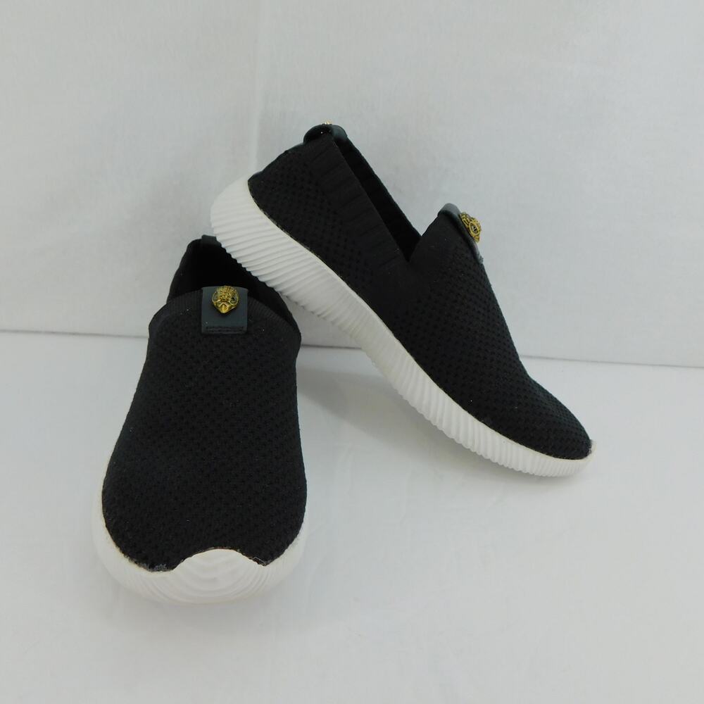 Kurt Geiger Lorna Black Knitted Slip-on Women's Sneakers Size 5